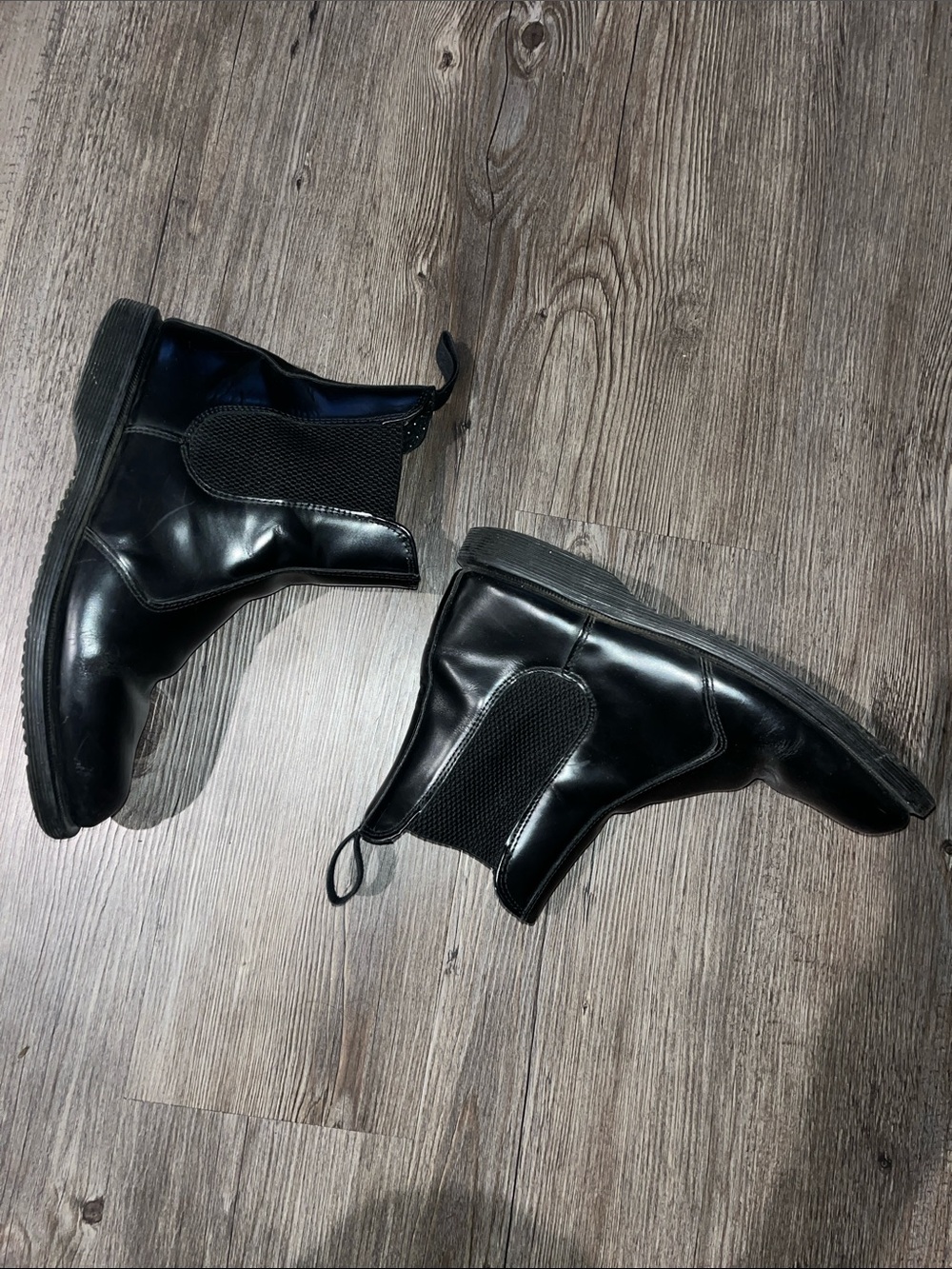 DR MARTENS Leather Combat Boots